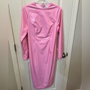 NWT Byegreis Latex Dress